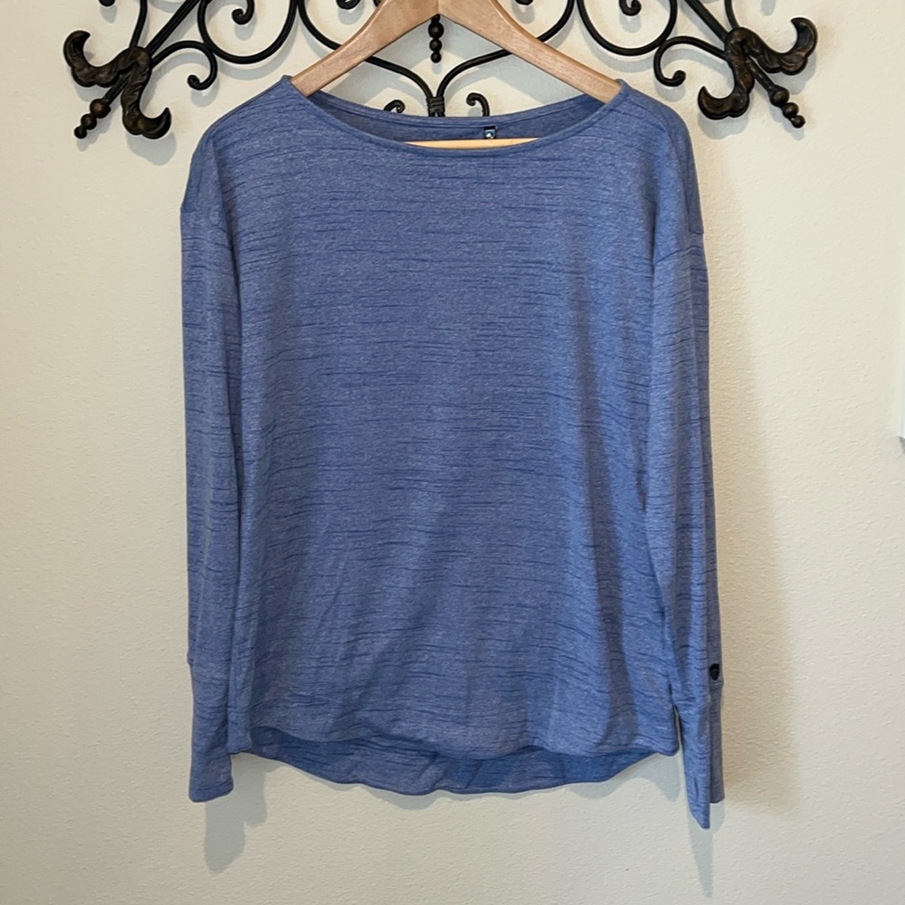 KUHL LONG SLEEVE "INTENT KROSSBACK" TOP HIKING OUTDOORS SIZE MEDIUM